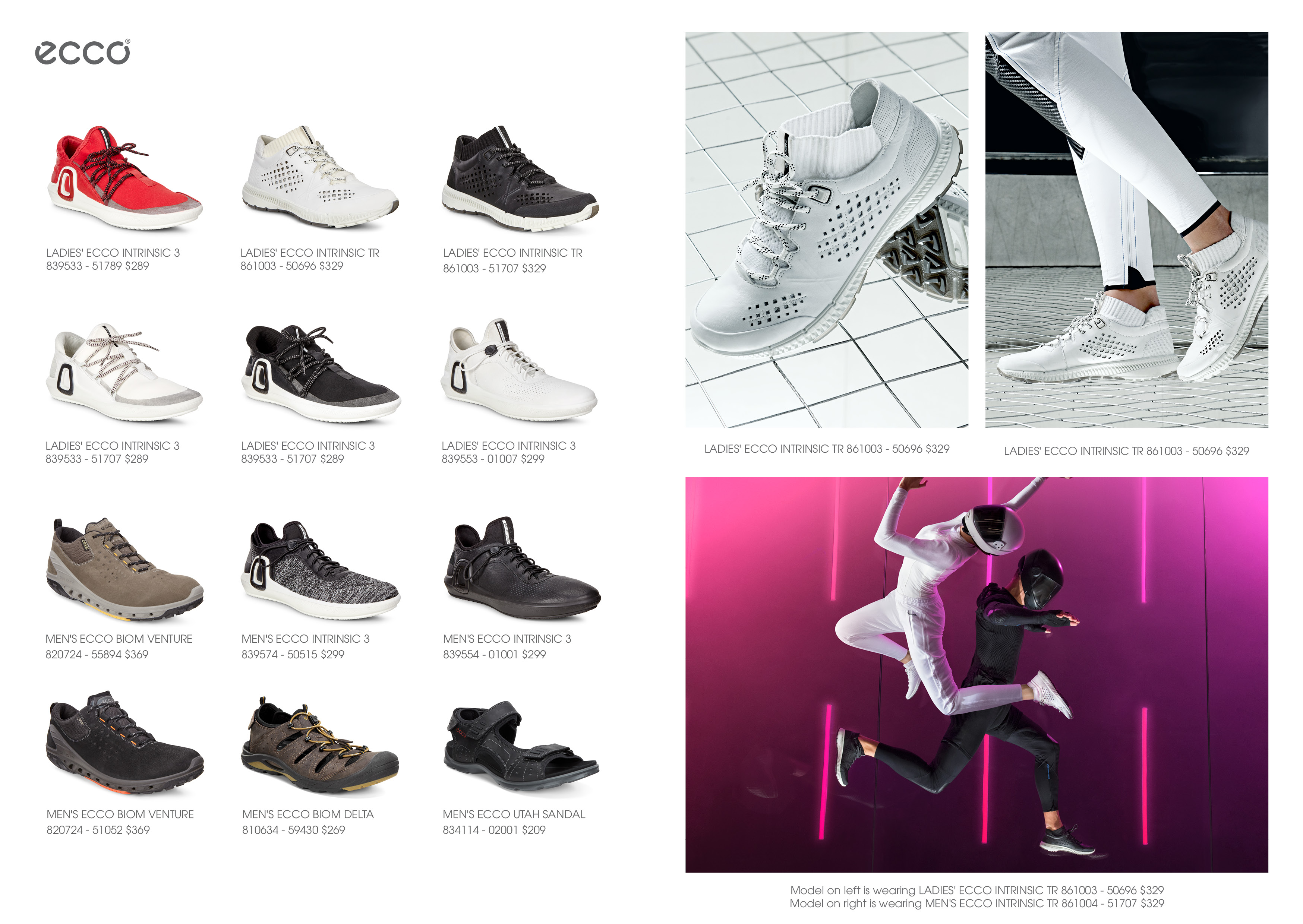 Ecco 2025 shoes catalogue